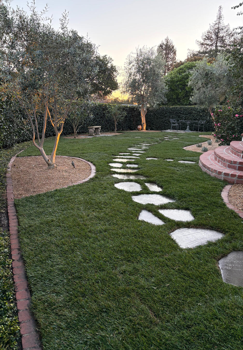 Piedmont | Sod, Decorative Rock, and Lighting Installation